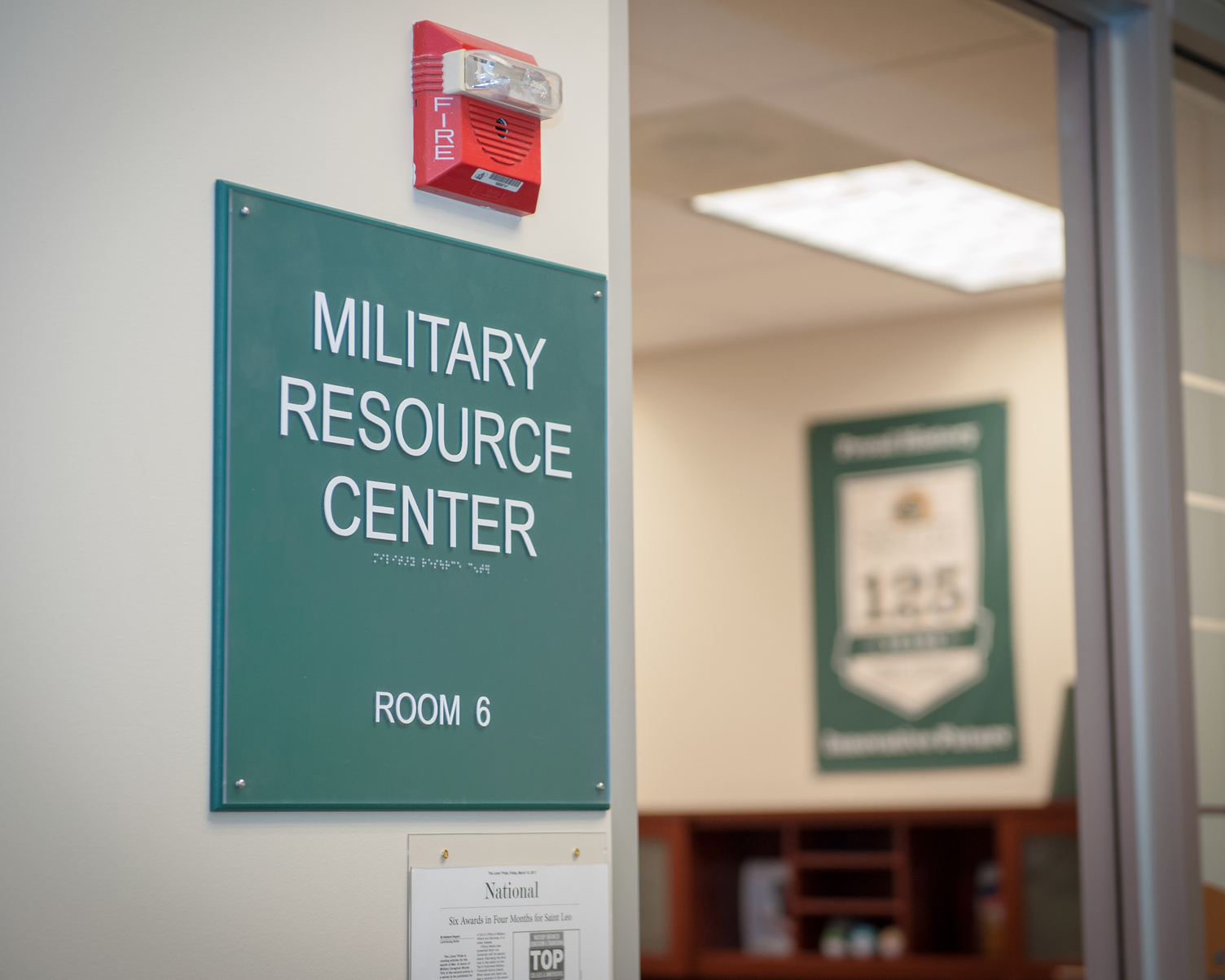 Saint Leo Universitys Newport News Education Center boasts one of the universitys Military Resource Centers